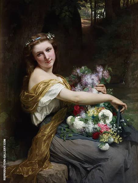 Dionysia 1870 by Pierre Auguste COT | Oil Painting Reproduction