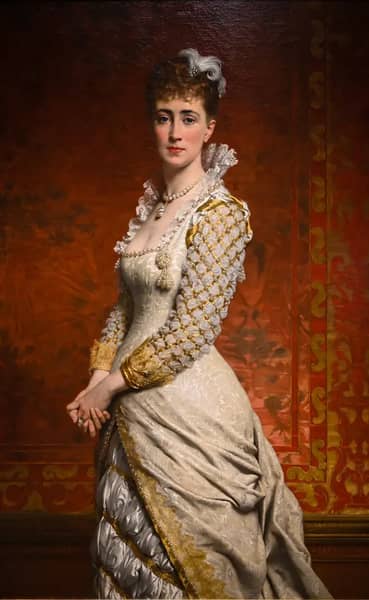 Portrait of a Lady 1879 by Pierre Auguste COT | Oil Painting Reproduction