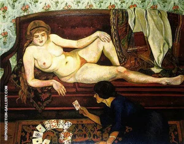 The Fortune Teller 1912 by Suzanne Valadon | Oil Painting Reproduction