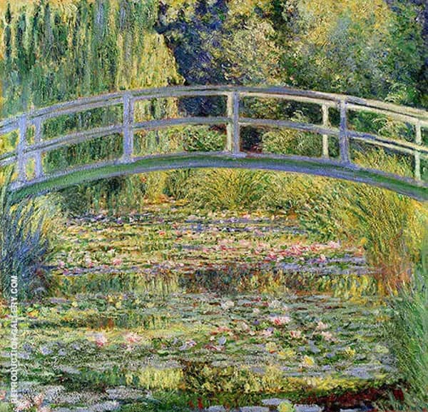 The Japanese Bridge Water Lily Pond 1899 - 2 | Oil Painting Reproduction