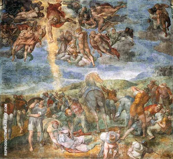 Conversion of Saul 1545 by Michelangelo | Oil Painting Reproduction