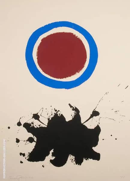 Blue Halo by Adolph Gottlieb | Oil Painting Reproduction