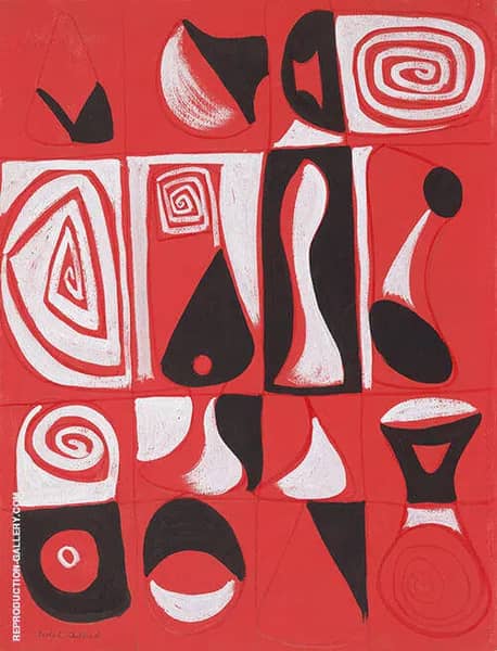 Sleep Mask by Adolph Gottlieb | Oil Painting Reproduction