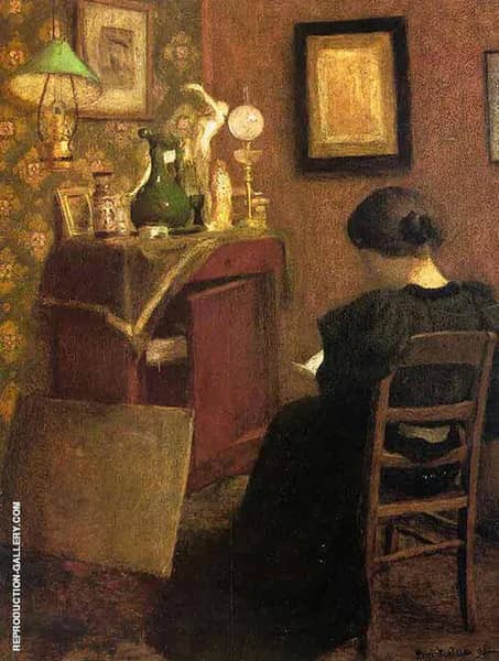 Woman Reading 1894 by Henri Matisse | Oil Painting Reproduction