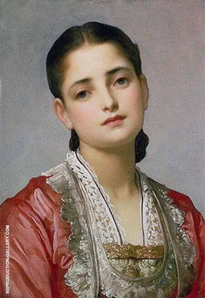 Portrait of Anita by Frederic Leighton | Oil Painting Reproduction