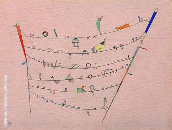 Little Accents 1940 by Wassily Kandinsky | Oil Painting Reproduction