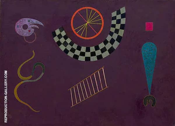 Ribbon with Squares by Wassily Kandinsky | Oil Painting Reproduction