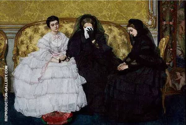In Memoriam by Alfred Stevens | Oil Painting Reproduction