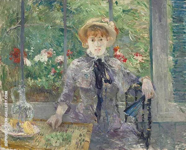 Apres le Dejeuner 1881 by Berthe Morisot | Oil Painting Reproduction