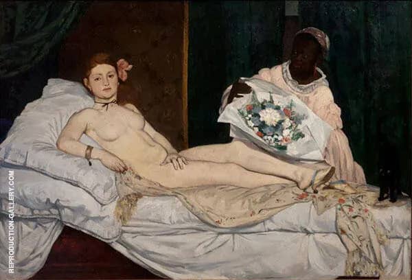 Olympia 1863 by Edouard Manet | Oil Painting Reproduction