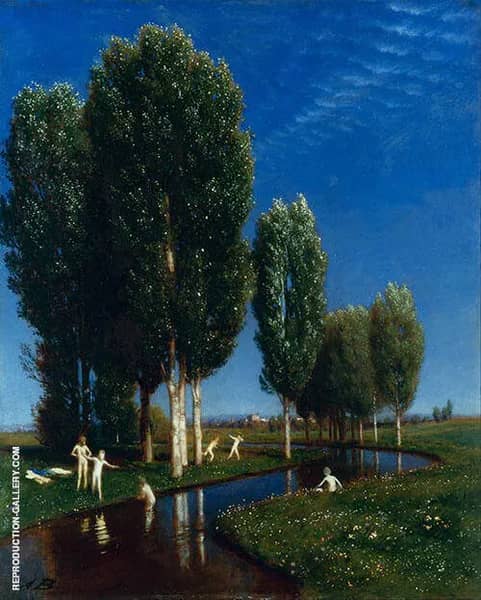 Summer Day by Arnold Bocklin | Oil Painting Reproduction