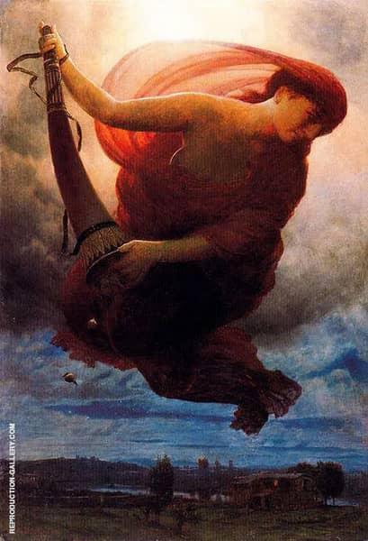 Night 1895 by Arnold Bocklin | Oil Painting Reproduction