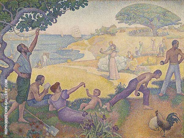Au Temps d'Harmonie c1893 by Paul Signac | Oil Painting Reproduction