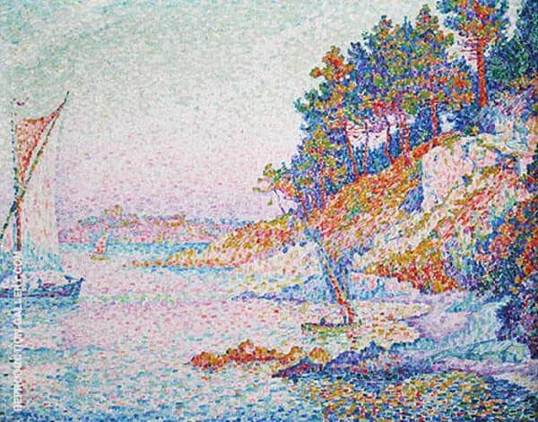 La Calanque The Bay 1906 by Paul Signac | Oil Painting Reproduction