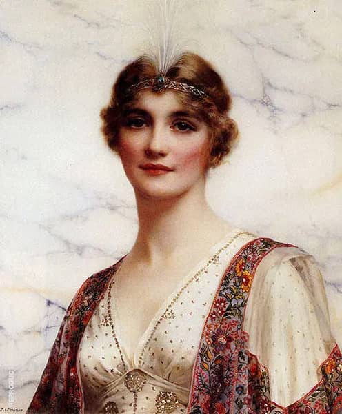 The Fair Persian by William Clarke Wontner | Oil Painting Reproduction