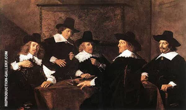 Regents of The St Elizabeth Hospital of Haarlem 1641 | Oil Painting Reproduction