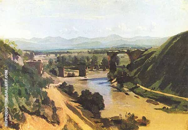 The Bridge at Narni 1826 | Oil Painting Reproduction