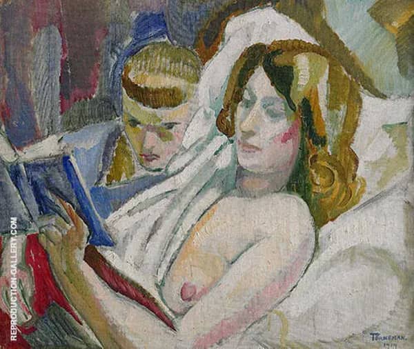 Storytime 1919 by Axel Torneman | Oil Painting Reproduction