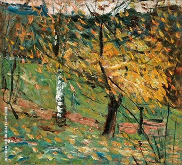 The White Birch 1902 by Axel Torneman | Oil Painting Reproduction