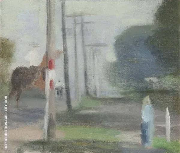 Morning Ride by Clarice Beckett | Oil Painting Reproduction