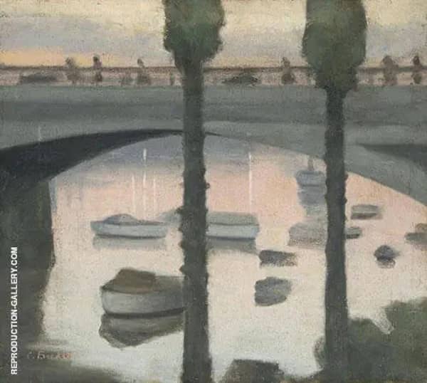 Princes Bridge 1930 by Clarice Beckett | Oil Painting Reproduction