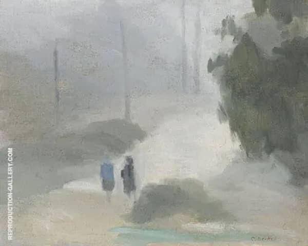 Rainy Morning 1930 by Clarice Beckett | Oil Painting Reproduction
