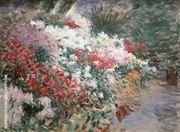 In The Greenhouse 1888 by Dennis Miller Bunker | Oil Painting Reproduction