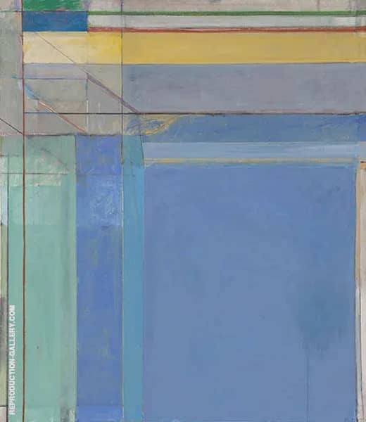 Ocean Park 79 1975 by Richard Diebenkorn | Oil Painting Reproduction