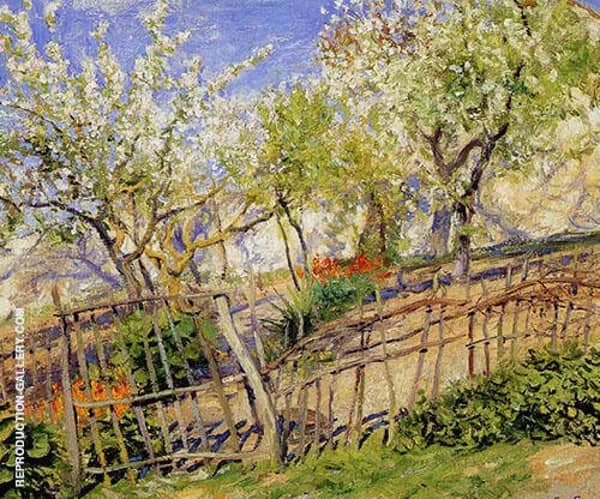 Blossoms and Wallflowers 1910 by Guy Rose | Oil Painting Reproduction