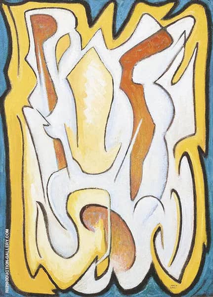 Abstract Composition 1958 by Lawren Harris | Oil Painting Reproduction