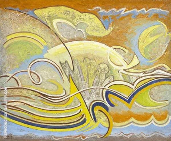 Abstraction 30 1955 by Lawren Harris | Oil Painting Reproduction