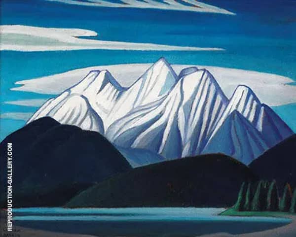 Mountain Sketch LXIII 1928 by Lawren Harris | Oil Painting Reproduction