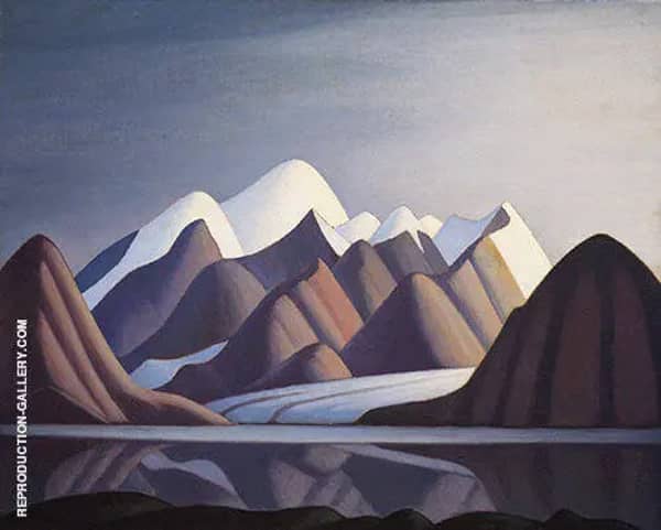 Mount Thule Bylot Island 1930 by Lawren Harris | Oil Painting Reproduction