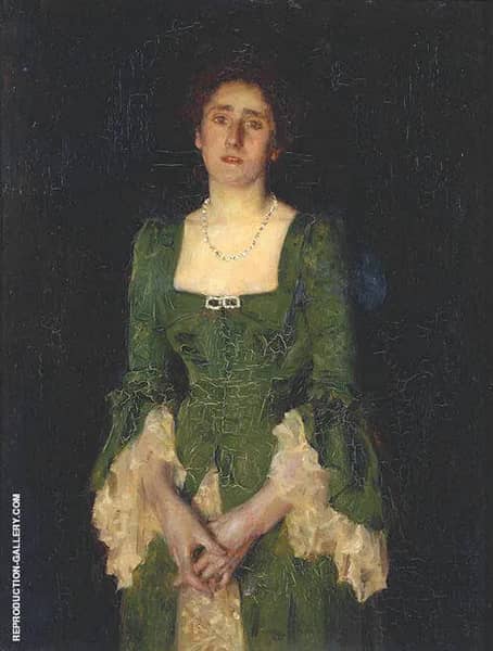 Portrait of Mrs Florence Humphris | Oil Painting Reproduction