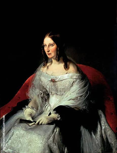 Portrait of Princess di Santi Antimo | Oil Painting Reproduction