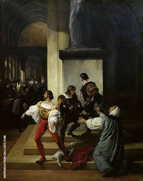 The Lampugnani Conspiracy by Francesco Hayez | Oil Painting Reproduction