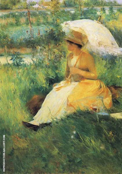 My Wife 1885 by Karl Nordstrom | Oil Painting Reproduction