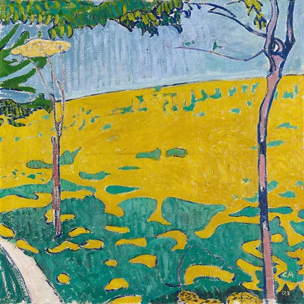 Dandelion Meadow 1903 by Cuno Amiet | Oil Painting Reproduction