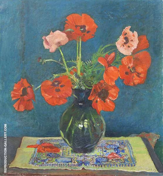 Still Life 1939 by Cuno Amiet | Oil Painting Reproduction