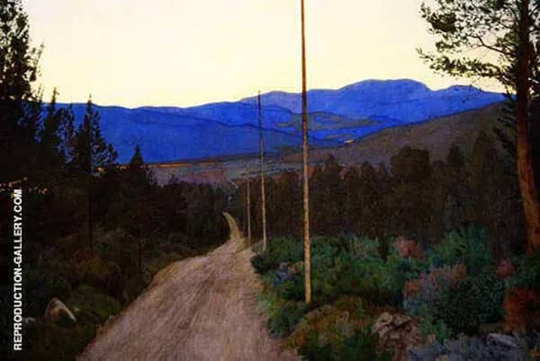 Country Road 1905 by Harald Sohlberg | Oil Painting Reproduction