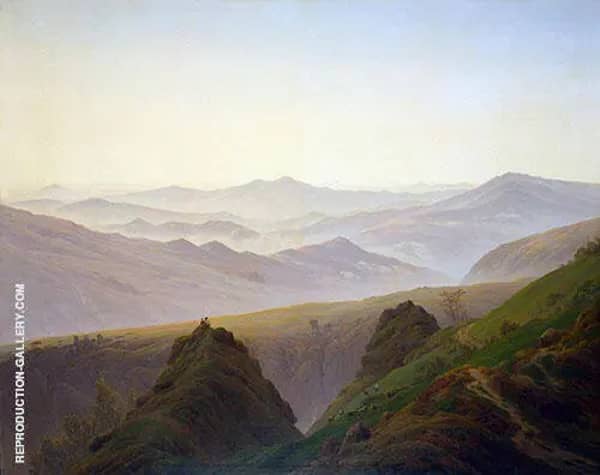 Morning in The Mountains 1823 | Oil Painting Reproduction