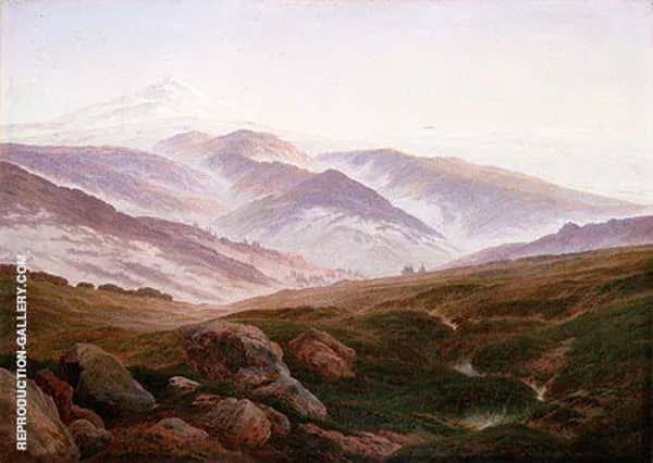 The Giant Mountains 1830. | Oil Painting Reproduction