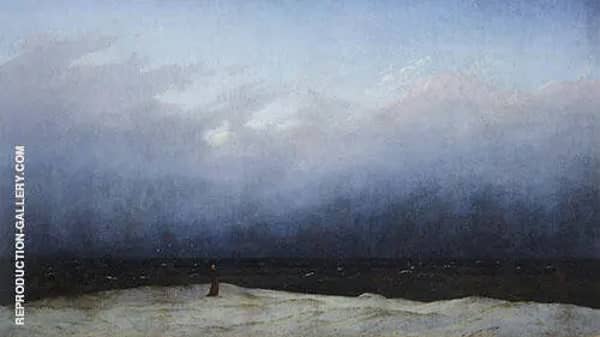 The Monk by The Sea 1808 | Oil Painting Reproduction