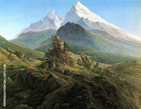 The Watzmann 1825 by Caspar David Friedrich | Oil Painting Reproduction