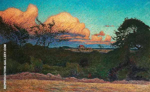 Swelling Skies 1901 by Nils Kreuger | Oil Painting Reproduction