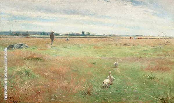 Landscape with Geese Morbylanga | Oil Painting Reproduction