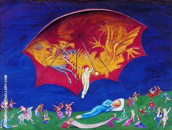 John Blund 1927 by Nils Dardel | Oil Painting Reproduction