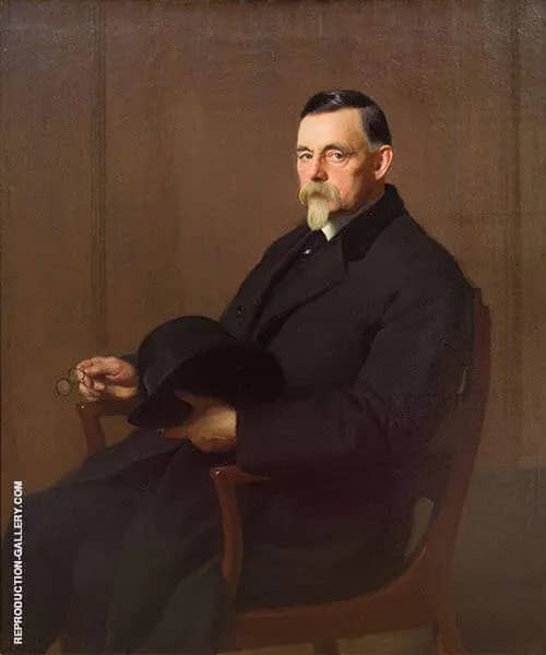 Portrait of James Paxton by William Paxton | Oil Painting Reproduction