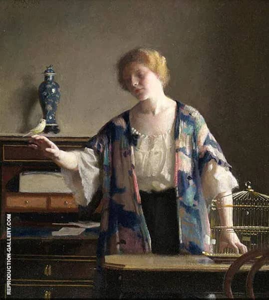 The Canary by William Paxton | Oil Painting Reproduction