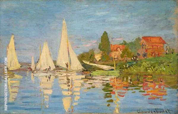 Regatta at Argenteuil c1872 by Claude Monet | Oil Painting Reproduction